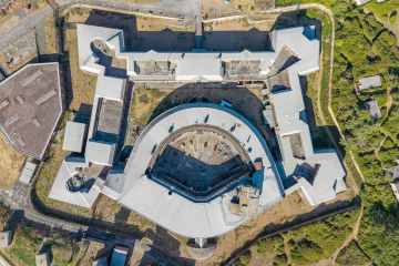 Landguard Fort from above