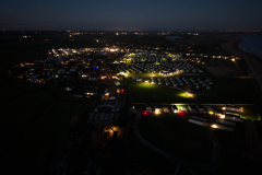 Caravan park by night