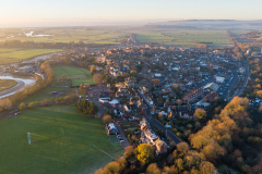 Rye just after sunrise