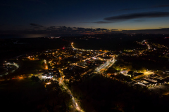 Rye town centre at night